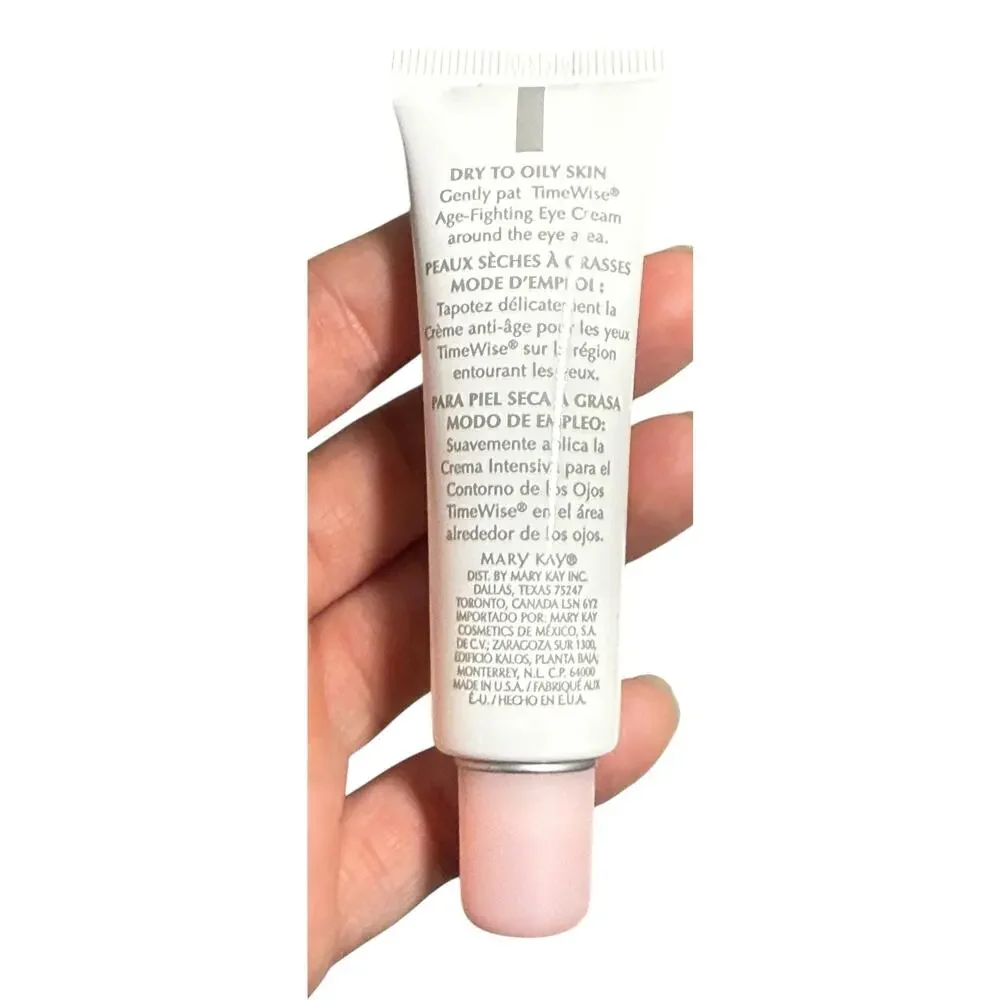Mary Kay Timewise Age Fighting Eye‎ Cream .65oz Discontinued Pink Cap Full New